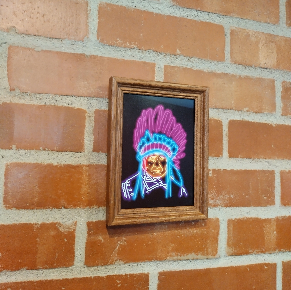 Neon Geronimo Art Print